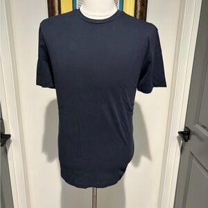 Banana Republic Mens Dark Blue Short Sleeve Luxury Tee